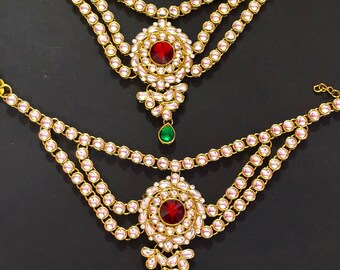 Kundan Anklets