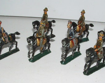 Vintage Lead Horse Mounted Soldiers Barclay Manoil **********1920's-1940's********