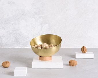 Hostess Gift, Housewarming Gift, New Home Gift, Home Decor, Modern Decor, Home Accent, Minimalist, Brass, Ring Dish, Decorative Bowl