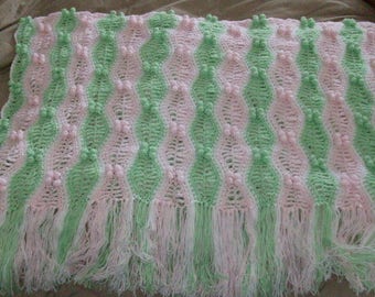 Wavy Stripes baby blanket