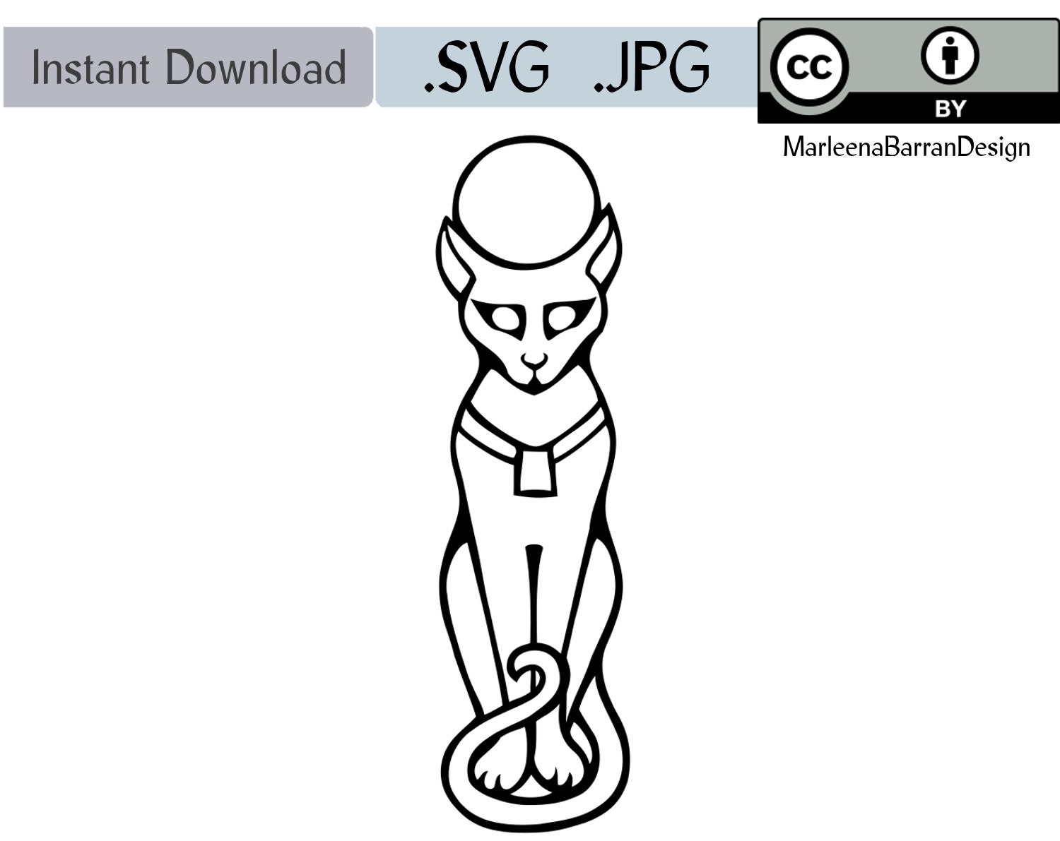 bastet egyptian cat goddess commercial use royalty free svg bastet egyptian cat goddess commercial use royalty free svg