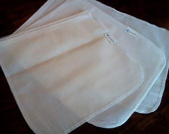Produce Bags - Reusable Vegetable Bag, Grocery Bag, Shopping Bag, Farmers Market, Three Bags - S,M,L