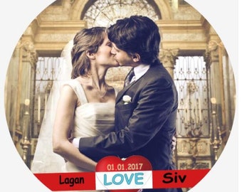 customize photo stickers wedding invitation seal stamp favor tag bridal shower decorcostom picture label making diy party gift 100pcs
