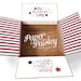 Care Package Sticker Kit - Let Freedom Ring/Military Care Package/Deployment care package/box flaps/independence/4th of July/missionary/box