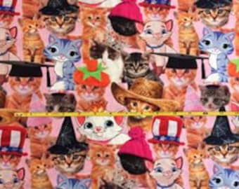 NEW Kitty galore cotton lycra knit fabric 95/5 58" wide.