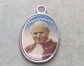 Saint Pope John Paul II Holy Medal. Reversible. Poland. Vatican. World Youth Day. Karol Wojtyla. in color