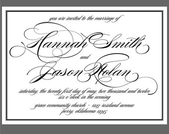 Formal Affair - Wedding Invitations