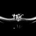 Dolphin Sterling Silver Large Hole Beads for European Charm Bracelets, Large Hole Spacer Beads, Large Hole Bead Charms, European Charm Bead