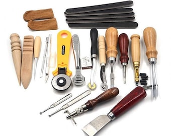 Leather Tools, Leather Working Tools, Leather Craft tools, Bookbinding Tools, Leather Work, Leather Making Tools ,Leather Kit, Leather Tool