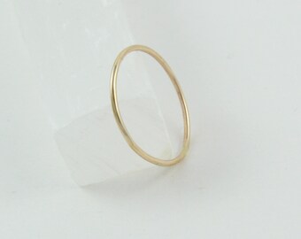 Super thin gold ring | Ultra thin ring | Dainty gold ring | Minimal gold ring | Gold stacking ring | Stackable gold ring | Simple gold ring