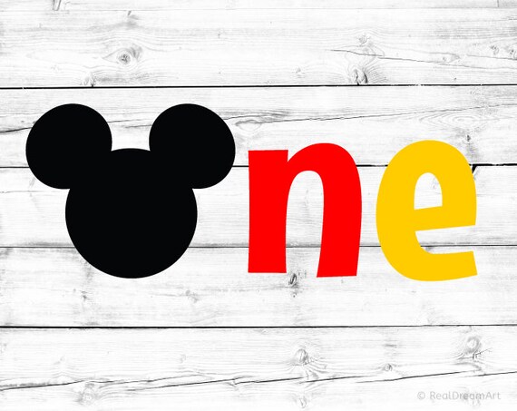 Download Mickey Mouse Svg First Birthday Svg Boys 1st Birthday Svg One