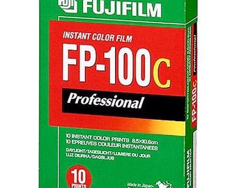 Fuji fujifilm fp100c fp 100c instant film polaroid type.