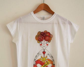 Yoga t-shirt Be infinite-red & yellow version