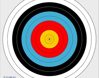 60cm outdoor archery target, vinyl archery target
