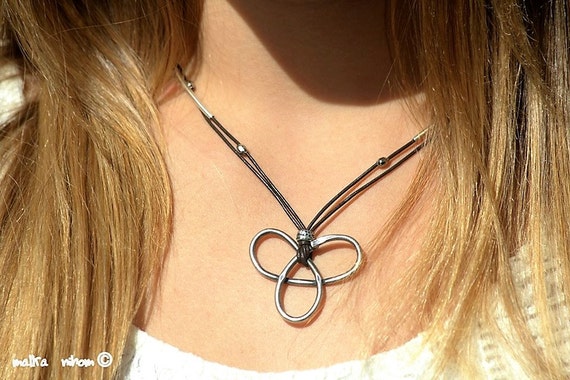 Statement Necklace, Statement Pendant, Womens Infinity Pendant, Eternity Necklace, Womens Celtic Necklace, Triquetra Necklace