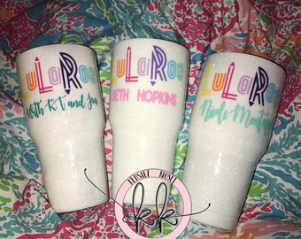 LuLaRoe Glitter Yeti Tumbler // glitter Tumbler
