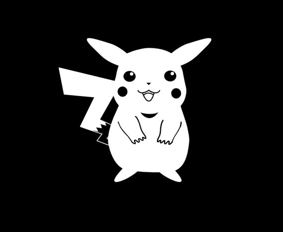 Pokemon Pikachu Decals 4"-10"