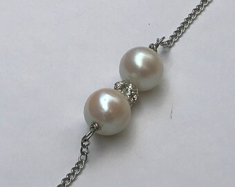 Pearl and Crystal Bracelet