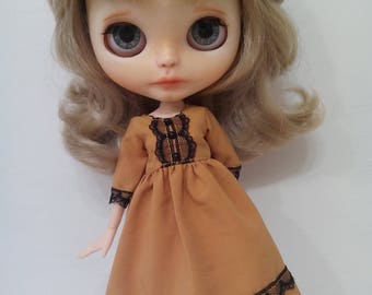 Great fall dress for pullip blythe azone momoko obitsu and similar dolls