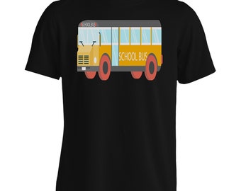 School Bus Yellow Usa Men's T-Shirt m933m