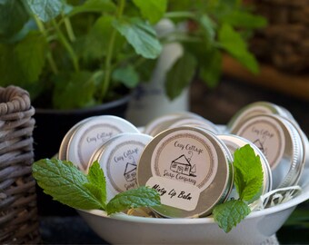All Natural Luscious Lip Balm - Peppermint or Vanilla
