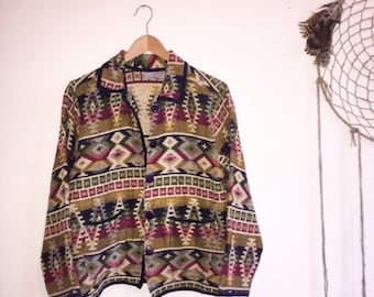 VTG 1980s Indian Kilim Jacket