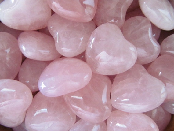 rose quartz heart photo