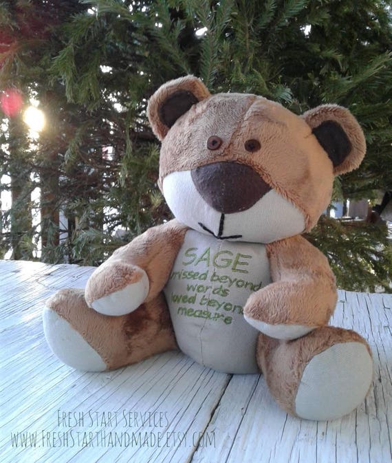 infant loss teddy bear