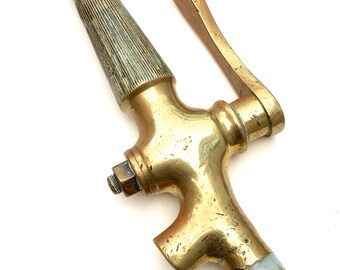 Antique barrel tap brass Victorian barrel beer cider bar accessory collector wooden cask