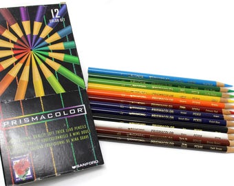 USA Made Prismacolor 12 Color Art Pencil Set No. 952