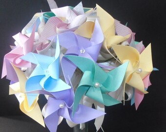 Pinwheel Wedding Bouquet