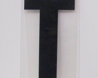 Vintage Plastic Sign Letter T