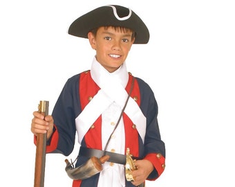 Boys Revolutionary War Costume - American Revolution Soldier - Period Military Clothing