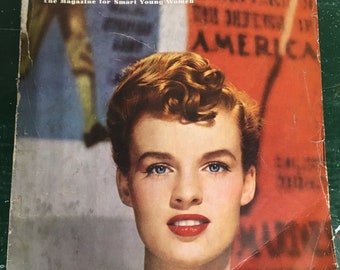 Mademoiselle November 1941 Vintage Magazine