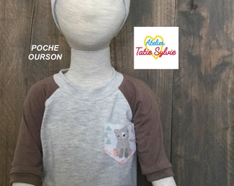 Scalable pale bamboo grey 3/4 sleeve sweater / Taupe