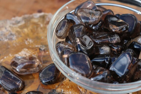 Smoky Quartz Polished Stones, Tumbled Smoky Quartz, Small Smoky Quartz, Grounding Crystal, Smoky Quartz Root Chakra Stone, Crystal Grid