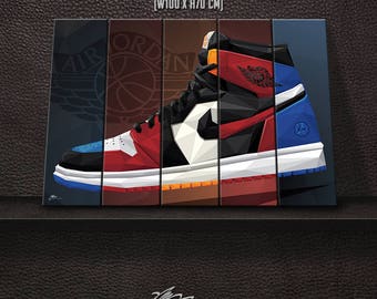 yeezy boost 350 collection 2015 canvas wall decor print atmos air max light