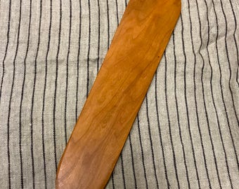 Hard Wood Busk for stays or corsets- Cherry