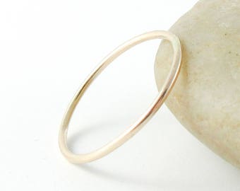 Skinny Gold Ring, 14K Gold Filled Ring, Gold Stacking Ring, Thin Gold Ring, Gold Band Ring, Midi Ring, Woman's Ring, Knuckle Ring
