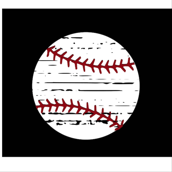 Download Distressed Baseball SVG/PNG/DXF