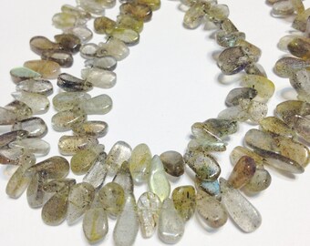 Labradorite petite petals full strand