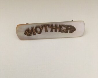 Mother of Pearl Mother Brooch