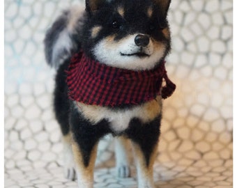 Shiba / Shiba-inu /Shiba dog/ Dog /Miniature / Hatiko/ Felted dog