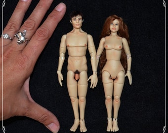 1/12 bjd doll - real proportions - OOAK custom made - COUPLE