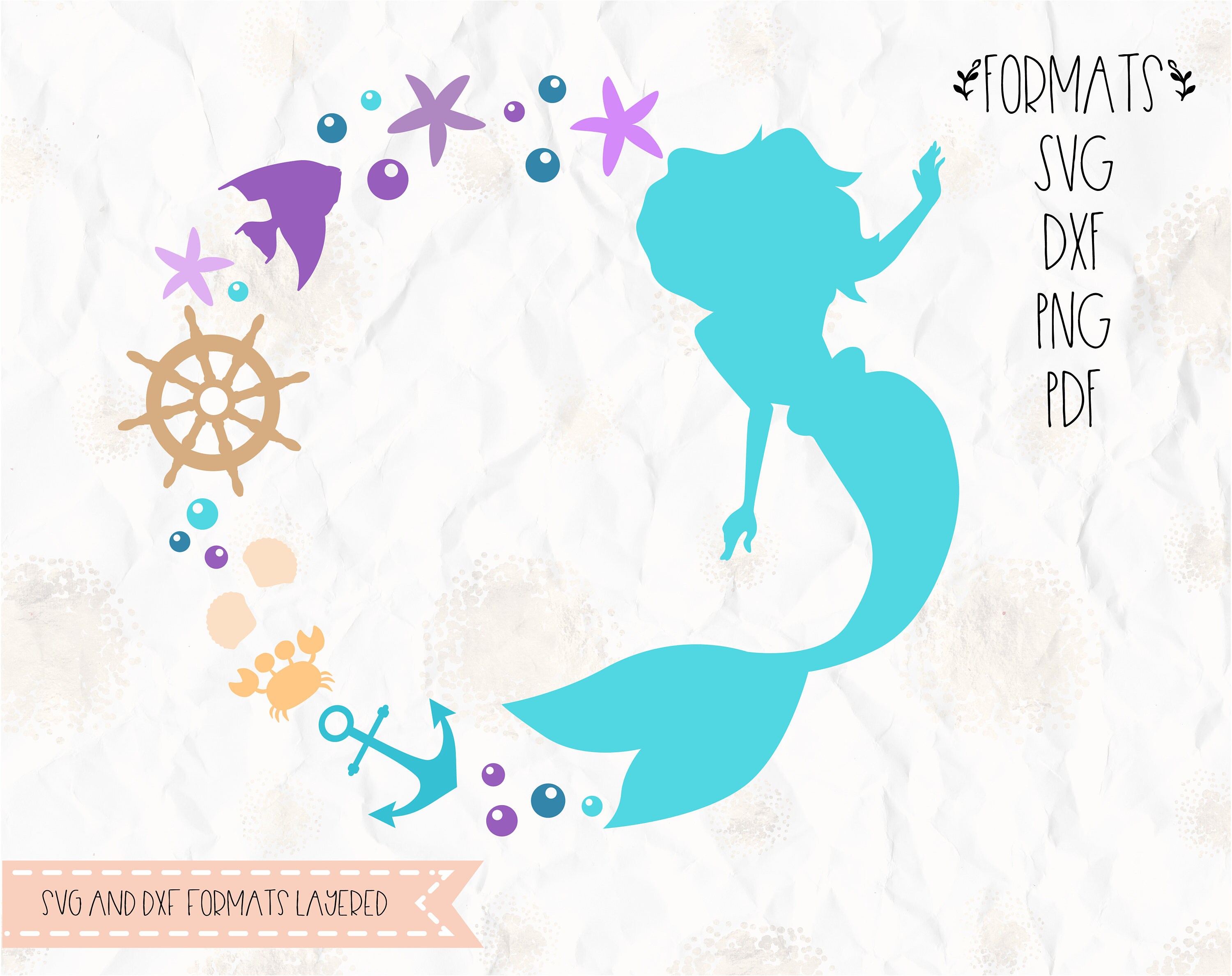 Free Free Mermaid Svg For Cricut 562 SVG PNG EPS DXF File