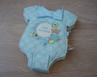 Baby Boy Photo Album Baby Boy Memory Book Baby Shower Gift Baby Scrapbook Album Personalized Album Pregnancy Gift Baby Keepsake Album