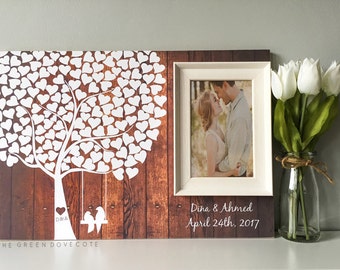 Wedding Tree Guest Book - Wedding Guestbook - Alternative Wedding Guestbook - Signature Tree Guestbook - Unique Guestbook Ideas