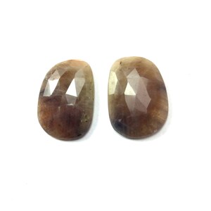 Wonder sapphire faceted gemstone 15x22mm