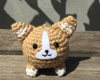 Micro Corgi Amigurumi Pembroke Welsh Corgi Plush