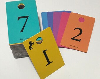 LARGE Facebook Live Sale Number Cards - Reverse Numbers 1-100, 101-200, 201-300, 301-400, and 401-500
